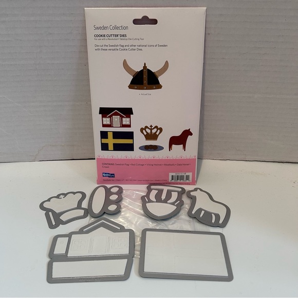Quickutz 6-pc cookie cutter dies - SWEDEN Collection - Picture 2 of 4